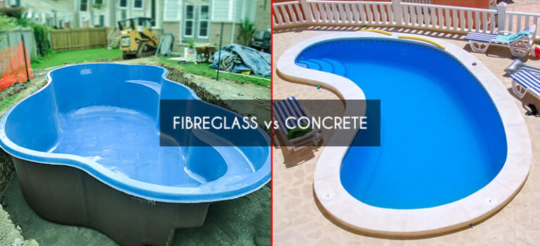 Fiberglass vs. Concrete Pools