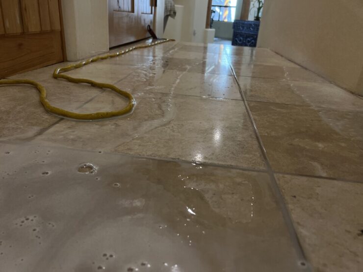 travertine restoration and polishing