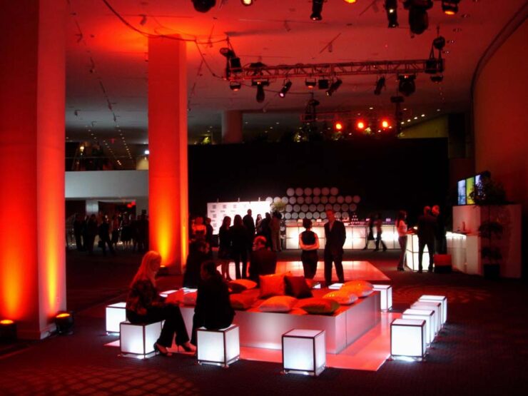 hosting event